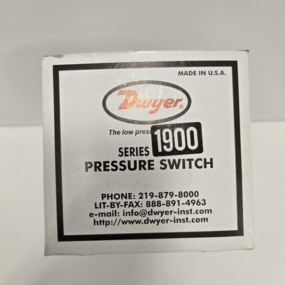 #ad #ad Dwyer Pressure Switch Series 1900 Pressure Switch Model 1900 925 $75.00