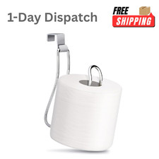 SUZLFTDZSW Over Tank Toilet Paper Holder Chrome Silver