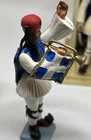 4 (Four) Greek Aohna Toy Evzone Soldiers Guard House Movable arms action figures — photo 9