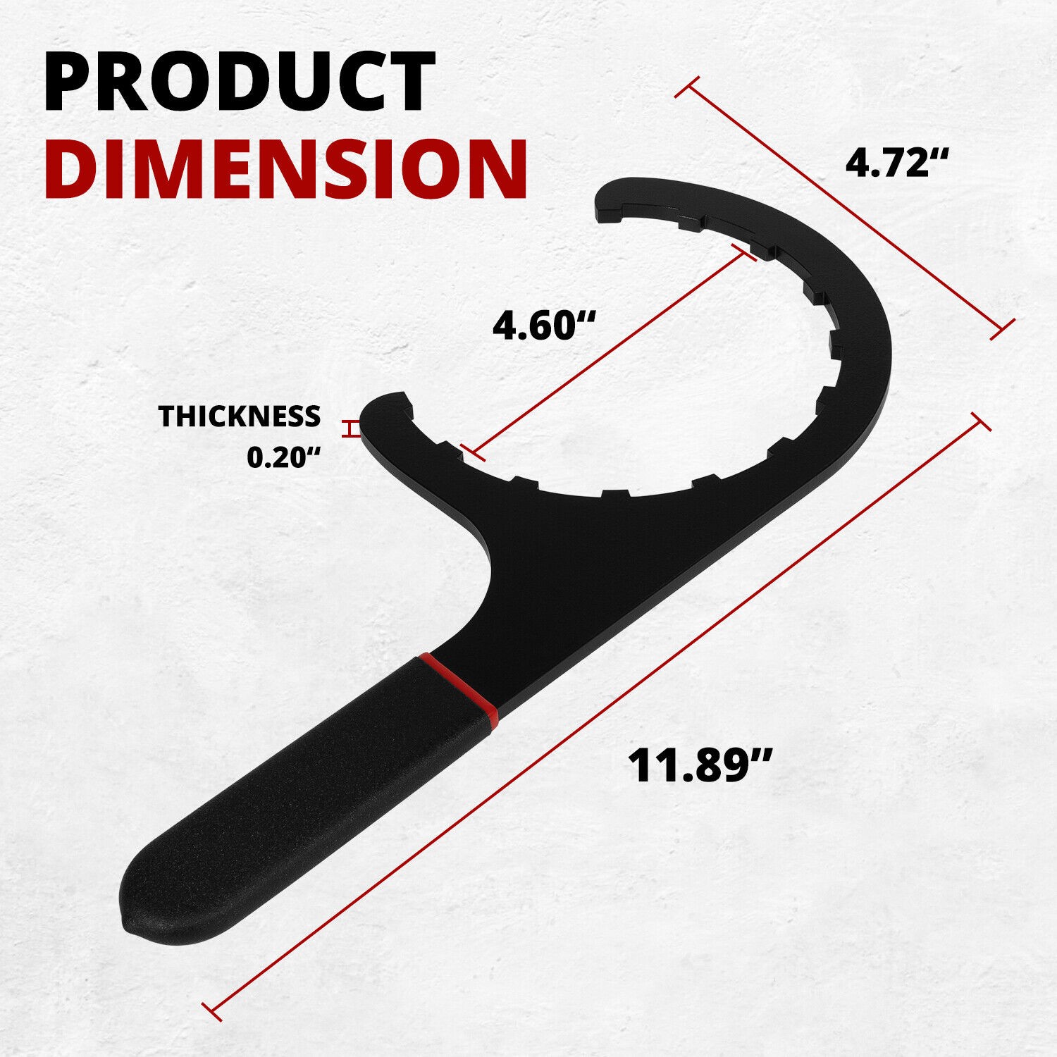 61060 Diesel Fuel Filter Wrench for Paccar Kenworth Peterbilt & Cummins Diesels thumbnail 12
