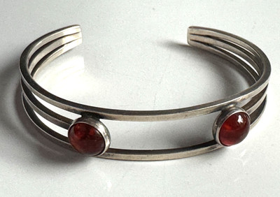 N E FROM (Niels Erik From) Denmark Jugendstil  Armreif 925 Sterling Silber