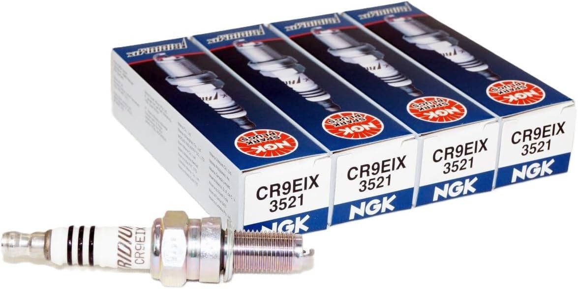 NGK CR9EIX - Iridium IX Spark Plug - 4-Pack/--