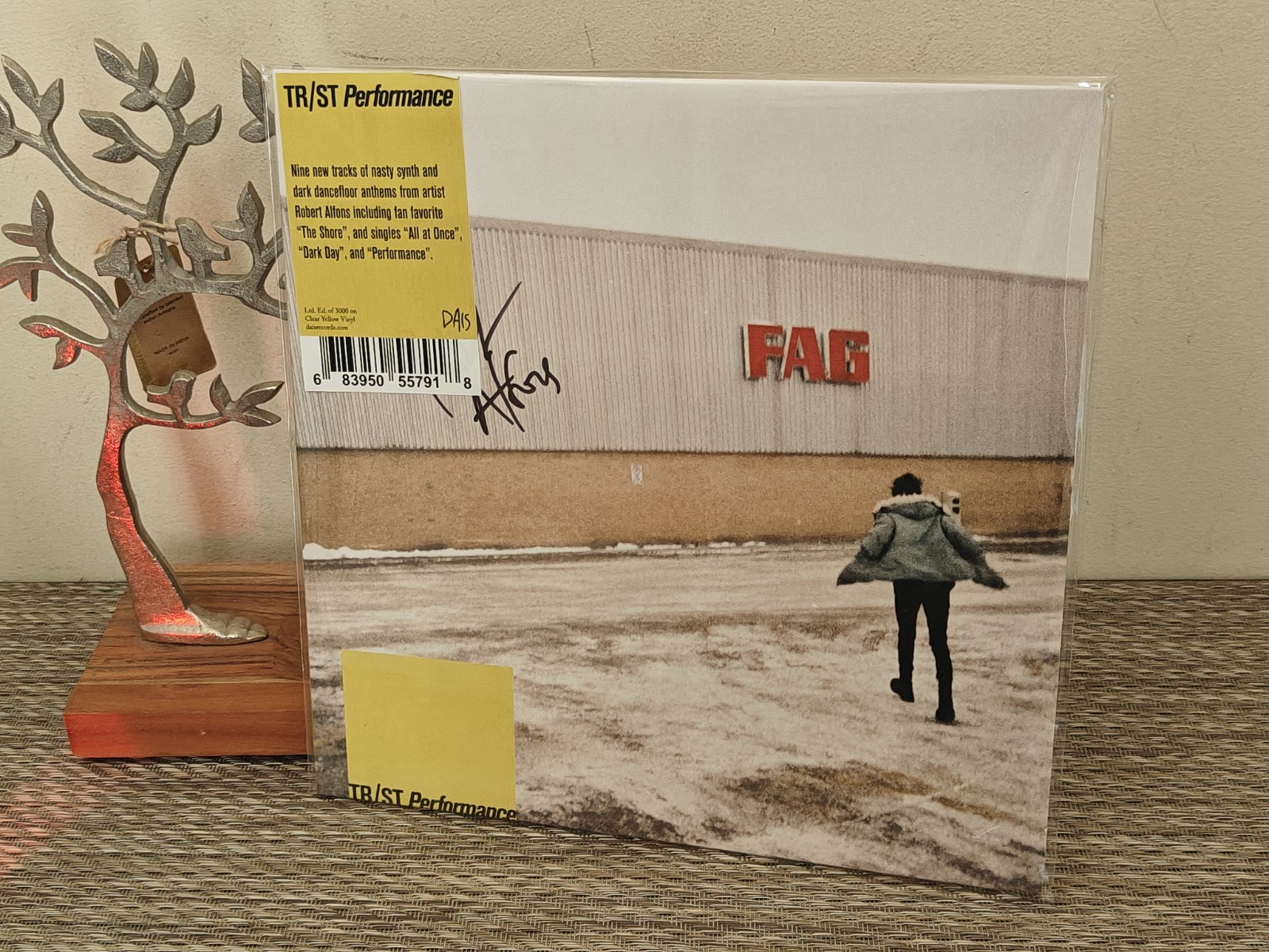 TR/ST ROBERT ALFONS - PERFORMANCE SIGNED Vinyl LP Indie Clear Yellow BRAND NEW!
