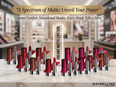 Maybelline New York Color Sensational Creamy Matte Lipstick |All Shade Available