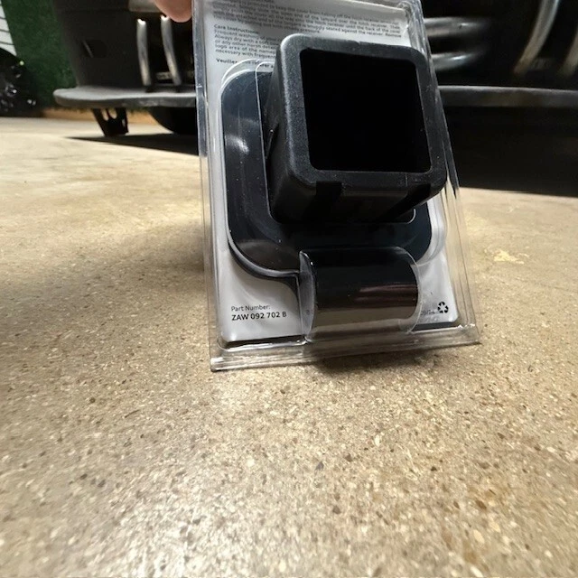 Nueva cubierta de enganche de remolque genuina OEM para Audi Q3 Q5 Q7 ZAW092702B - Tapa receptora de remolque Foto 3 de 4