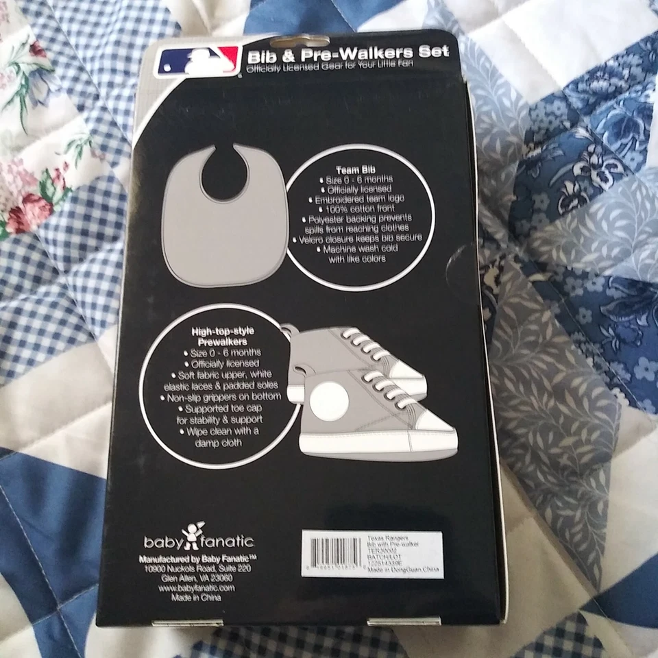 Texas Rangers JUEGO PRE-CAMINANTE BABERO Y TECHO ALTO  Foto 2 de 4