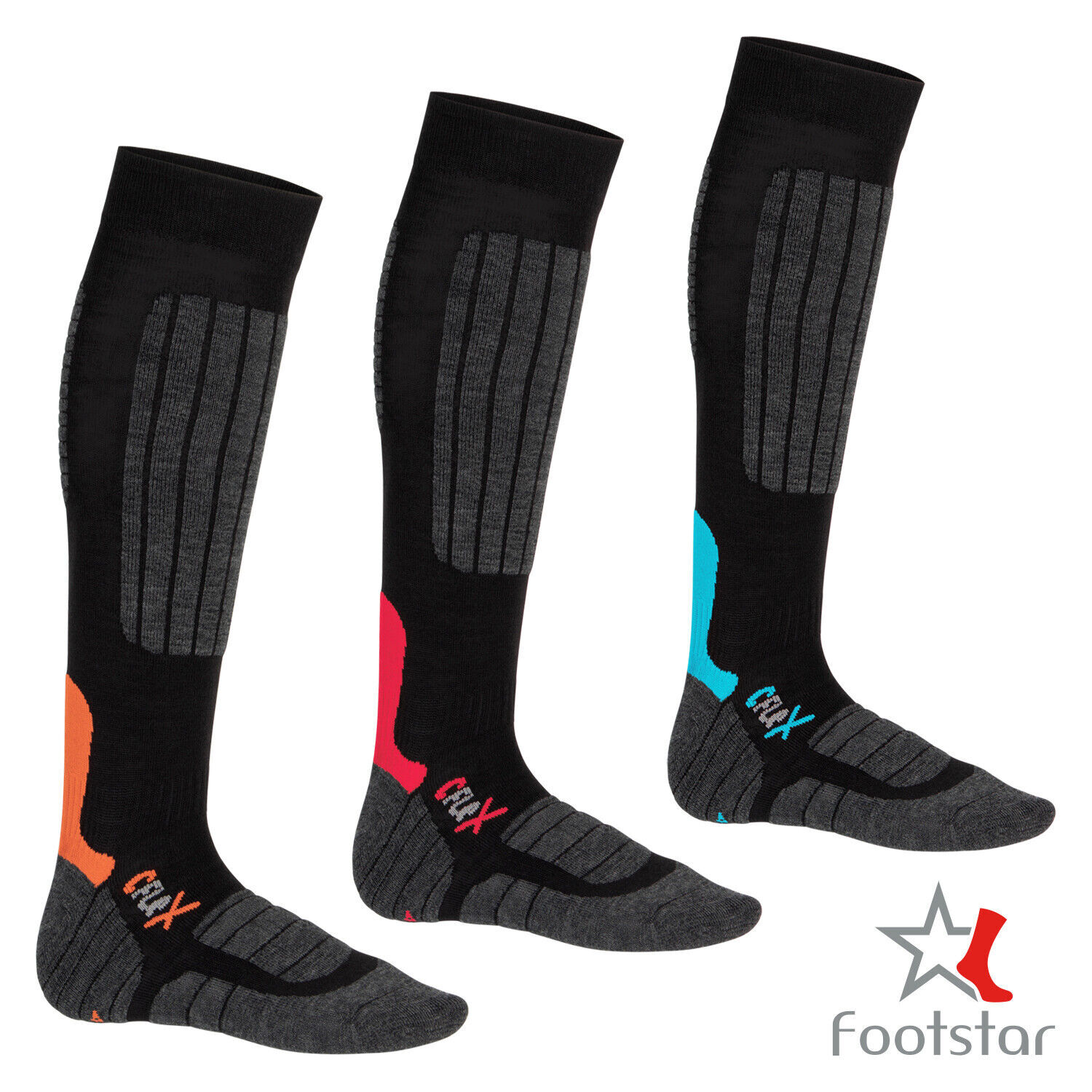 CFLEX - Calcetines de esquí y snowboard de alto rendimiento - Calcetines de esquí - Mujer y hombre