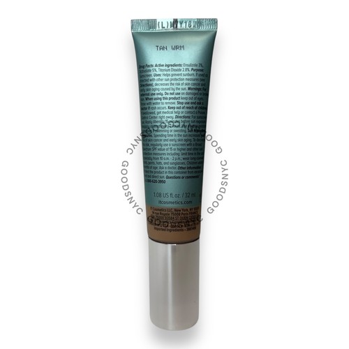 IT COSMETICS ~ CC+ NATURAL MATTE FULL COVERAGE CREAM ~ TAN WARM ~ 1.08 OZ - Picture 2 of 2