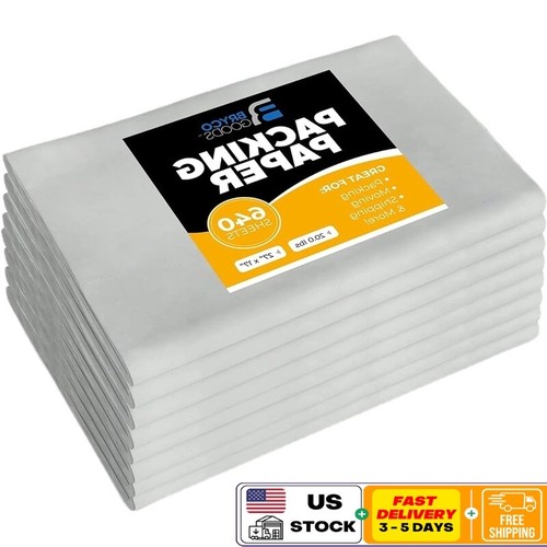 Moving Packing Paper Sheets 640 Count Newsprint Essential Packing Supplies New