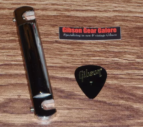 Gibson Les Paul Compensating Tailpiece Stop Nickel Wrap API Guitar Parts SG X
