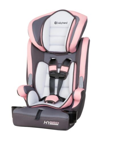 Baby Trend 3-In-1 CAR BOOSTER SEAT 5-Point Safety Tested Padded Harness Girl NEW