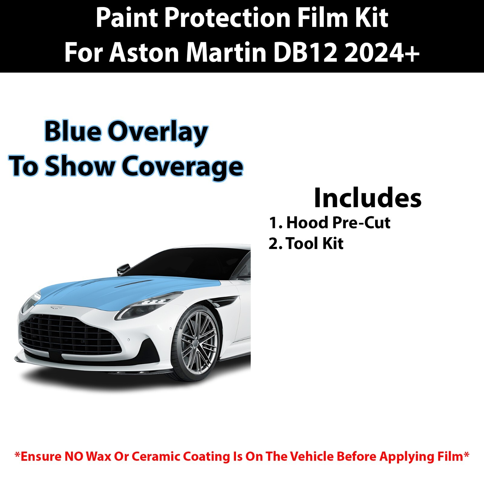 Pre Cut Paint Protection Film Clear Bra PPF Kit for Aston Martin 2024+