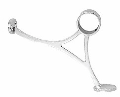 CRL FRCB20BS Brushed Stainless Combination Foot Railing Bracket for 2'' Tubing