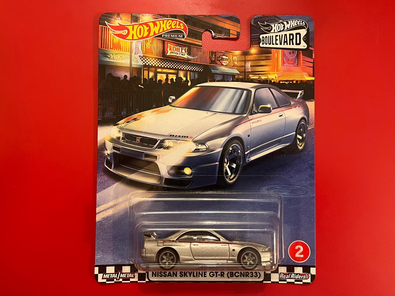 Hot Wheels Premium Boulevard 2 Nissan Skyline GTR R33 NISMO w