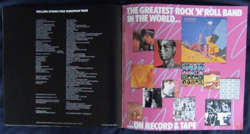 THE ROLLING STONES European Tour '82 Programme - Picture 7 of 8