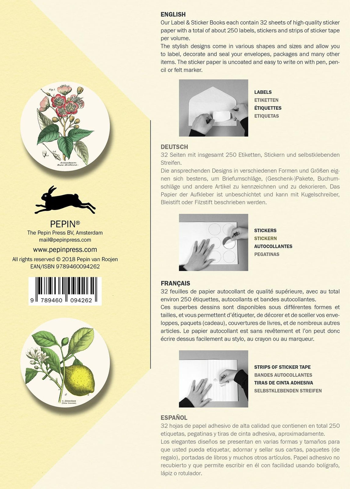 Thumbnail - Flora - Label, Sticker & Tape Books