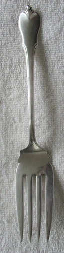 Grand Colonial Wallace Sterling Silver Meat Beef Salad Serving Fork
