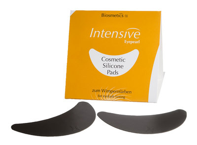 Paar Silikon Hautschutz Pads für Wimpern Augenbraue Tönung Farbstoff wiederverwendbar