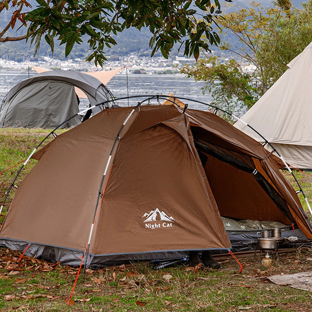 Camping Tent for 2 Persons, Backpacking Tent Waterproof & Windproof, Fast Setup