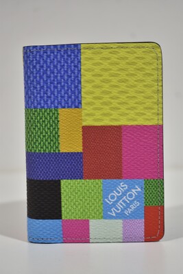 Louis Vuitton 3D Damier Graphite Lego Multicolor Logo Pocket