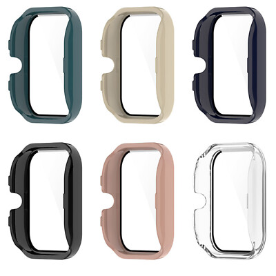 For Amazfit GTS4 Mini Watch Case PC Tempered Glass Watch Screen Protector Cover