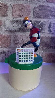  Disney Goofy Mechanical Football Bank 1981 Neuwertig Made in USA 