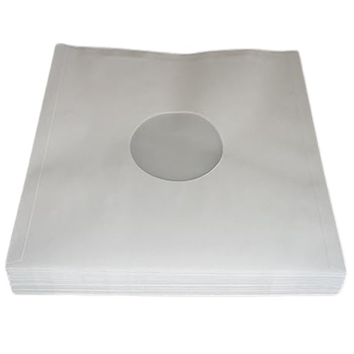 50 x White 12" Vinyl LP Record Kraft Paper Polyliner 100gsm Inner Sleeves New - 第 11/13 張圖片