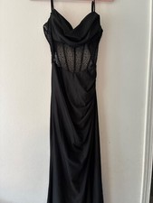 Black Medium prom dress/fancy dress brand new condition 
