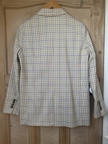 Benetton Check Blazer Size 12 - Picture 3 of 11