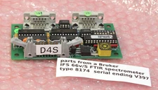 BRUKER  IFS 66 v/S  Spectrometer  Stepper Drive Board  [D4S][CTM]