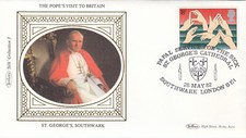 Pope Visit Britain GB Benham Cover Southwark London SE1 1982 (137470) 