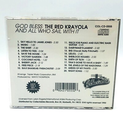 God Bless The Red Krayola And All Who Sail With It, COL-CD-0555 | eBay