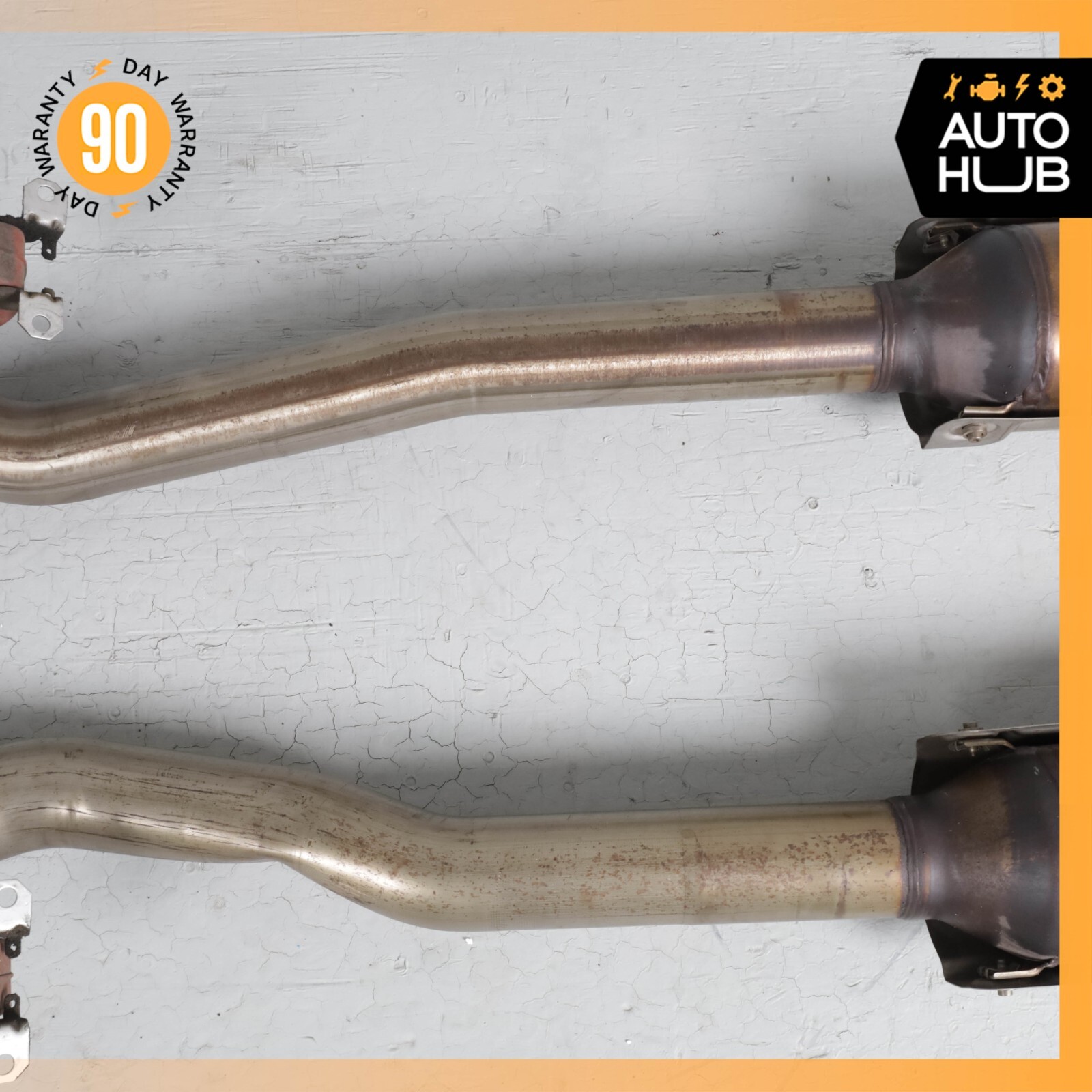 Bentley Continental GT 6.0L Middle Exhaust Downpipe Left & Right Side OEM 56k