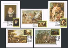 Russia 4572-4577 cart-maximums,MNH.Michel 4607-4611. Peter Paul Rubens,400,1977.