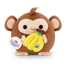 Snackles Series 2 Monkey & Dole 8 Inch Plush by ZURU, Ultra Soft Plush