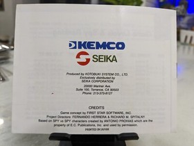 Spy Vs. Spy NES Nintendo solo manuale gioco ovale SOQ 1988 NES-SP-USA