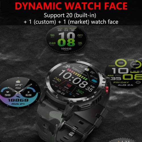 2023 Bluetooth Call IP68 Waterproof Sports Smart Watch LEMFO C22 For Android IOS - Picture 14 of 22
