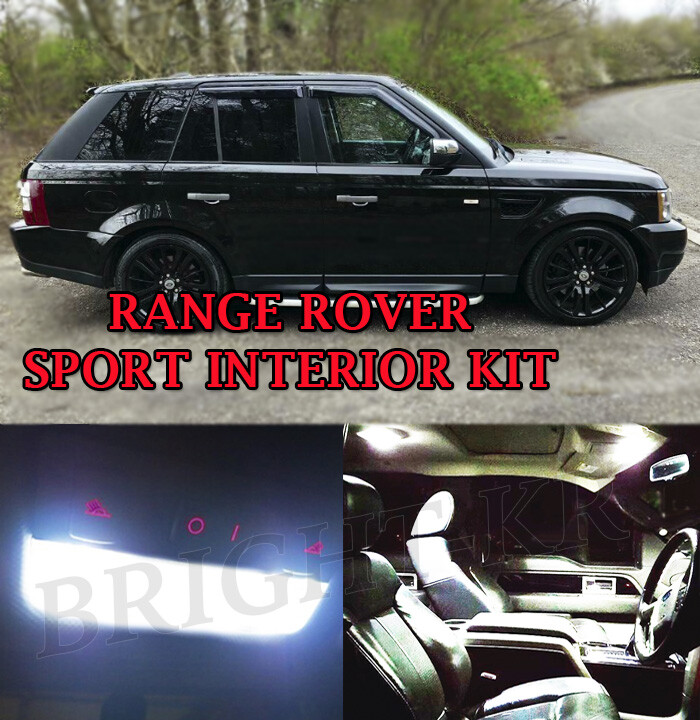 FOR RANGE ROVER SPORT L320 2005-2013 BRIGHT XENON WHITE LED LIGHT BULBS ...