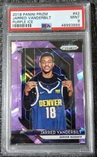 2018-19 Jarred Vanderbilt Prizm Purple Cracked Ice /149 Psa 9 RC SP Lakers 🔥