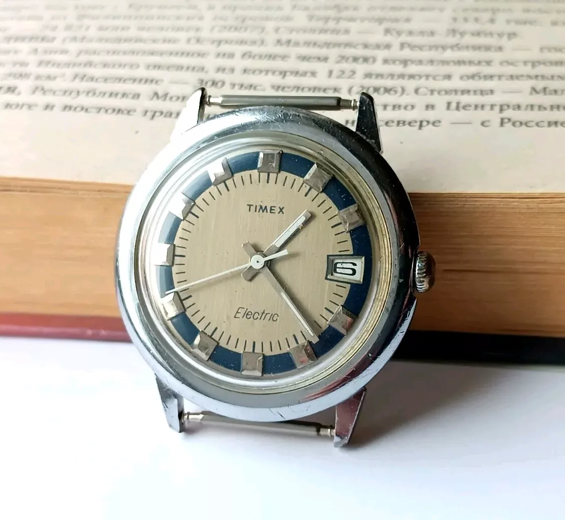 Vintage Watch TIMEX ELECTRO MECHANICAL HYBRID stabilized 1970