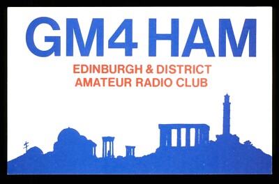 1 x QSL Karte Funk Schottland GM4HAM 1988 Edinburgh District Amateur   A146