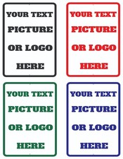 Custom Personalized Text Logo Or Picture Here Outside or In Aluminum Sign