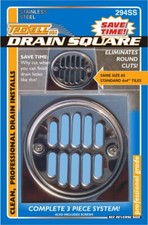 Troxell Shower Drain Frames - 3 Piece Kit - 4 1/4"