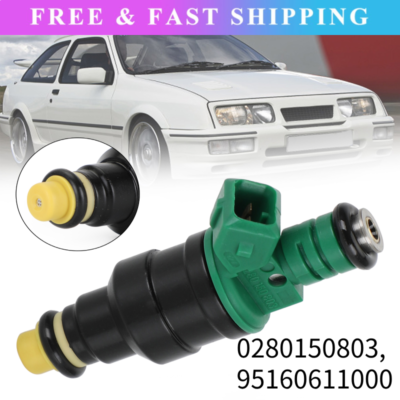 4x Fuel Injectors – Bosch 0280150803 – Fits Ford Sierra, Escort RS Cosworth 2.0T YB – Green 803