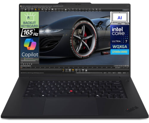 Lenovo TP P1 Gen 7 16" WQXGA Intel Ultra 7-155H RTX 1000 Ada 16GB 512GB SSD W11P