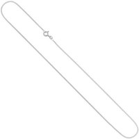 1,3Mm Panzerkette Halskette Collier Goldkette 585 Gold WeißGold 38Cm, Damen