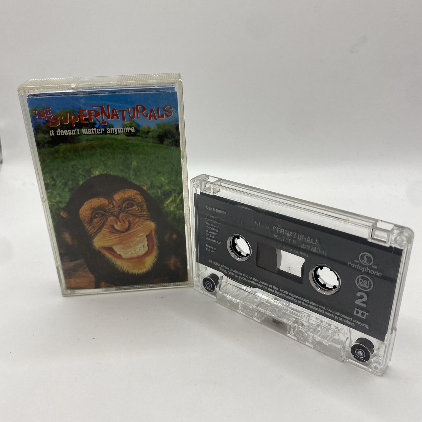 The Supernaturals ‎It Doesn't Matter Anymore Cassette Tape 1997
