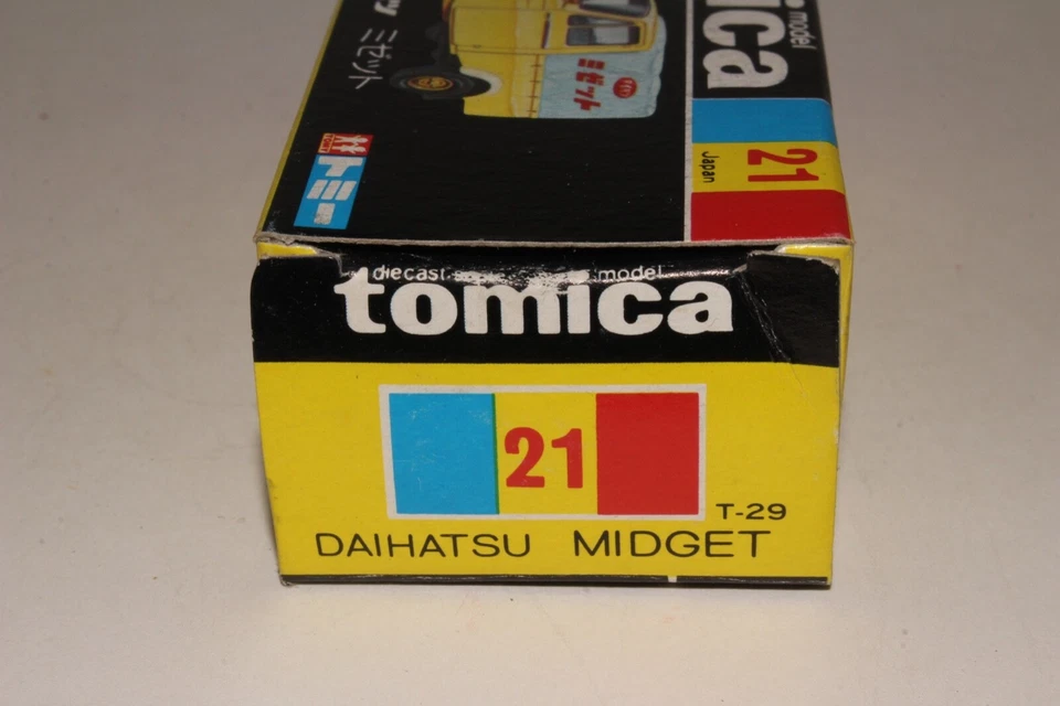 TOMICA POCKET CARS #21 DAIHATSU MIDGET, BLANCO, EXCELENTE, EN CAJA Foto 2 de 4