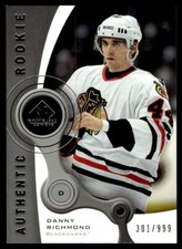 2005-06 SP Game Used Danny Richmond Rookie 301/999 Chicago Blackhawks #199
