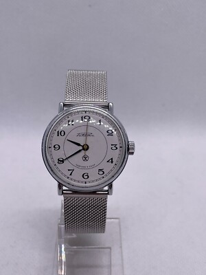 TAKEMA VINTAGE HERREN HERREN GEBRAUCHTER ZUSTAND EDELSTAHL ARMBANDUHR UHR 739295